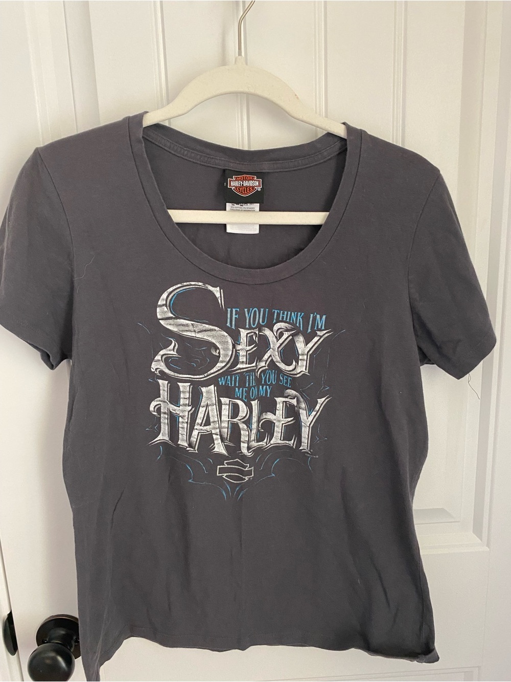 Harley-Davidson Gray Women's 'Sexy Harley' Graphic Tee